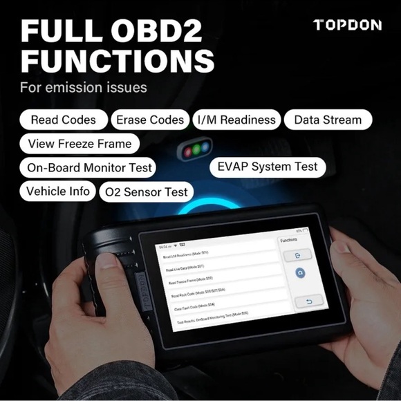 TOPDON AD800BT FULL System Car Diagnostic Tools Wireless Automotive Scanner - Picture 4 of 10